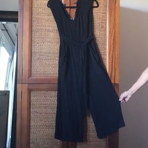 Anthropologie Black Jumpsuit